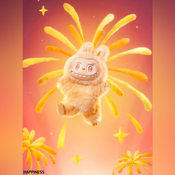 Brand New in (Open) Box Authentic Labubu Big into Energy - Happiness 🧡
